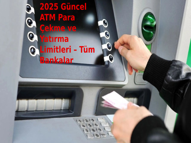 2025 Güncel ATM Para Çekme ve Yatırma Limitleri – Tüm Bankalar